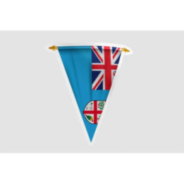 Fiji Flag Pennant Style 3 - DecalsHouse