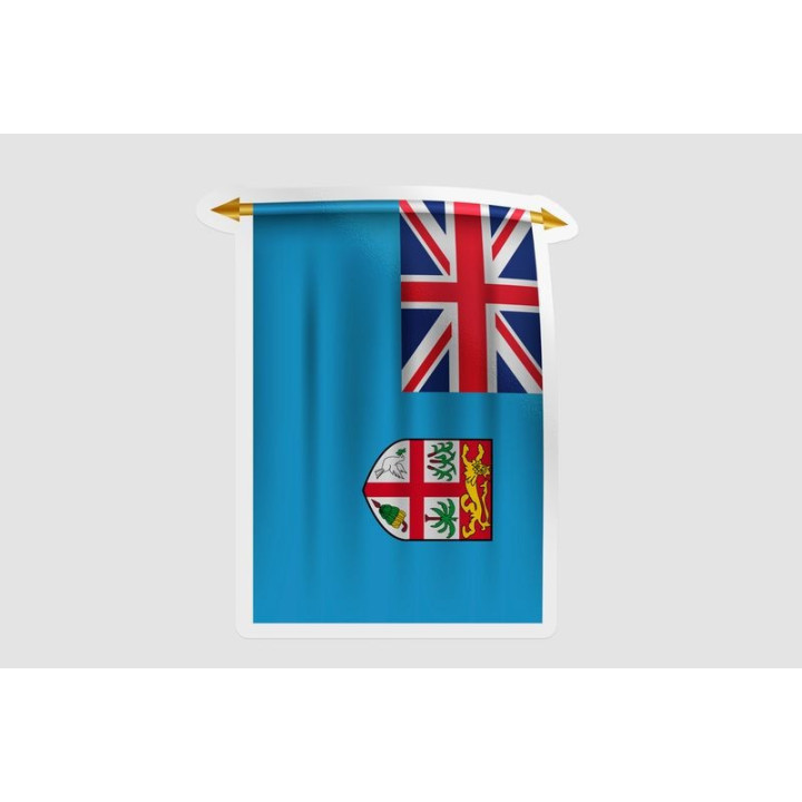 Fiji Flag Pennant Style 5 - DecalsHouse