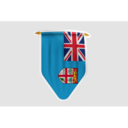 Fiji Flag Pennant Style 6 - DecalsHouse