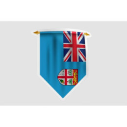 Fiji Flag Pennant Style 8 - DecalsHouse