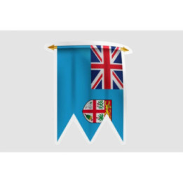 Fiji Flag Pennant Style 9 - DecalsHouse