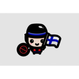 Finland Boy Flag Virus - DecalsHouse