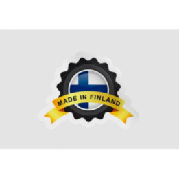 Finland Flag Badge Style 15 - DecalsHouse