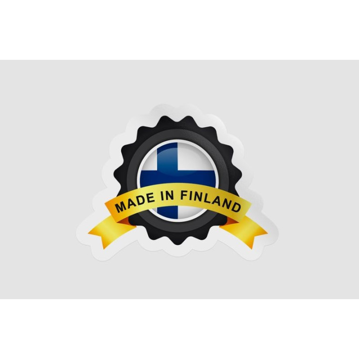 Finland Flag Badge Style 15 - DecalsHouse