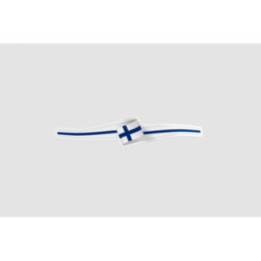 Finland Flag Ribbon Style 3 - DecalsHouse