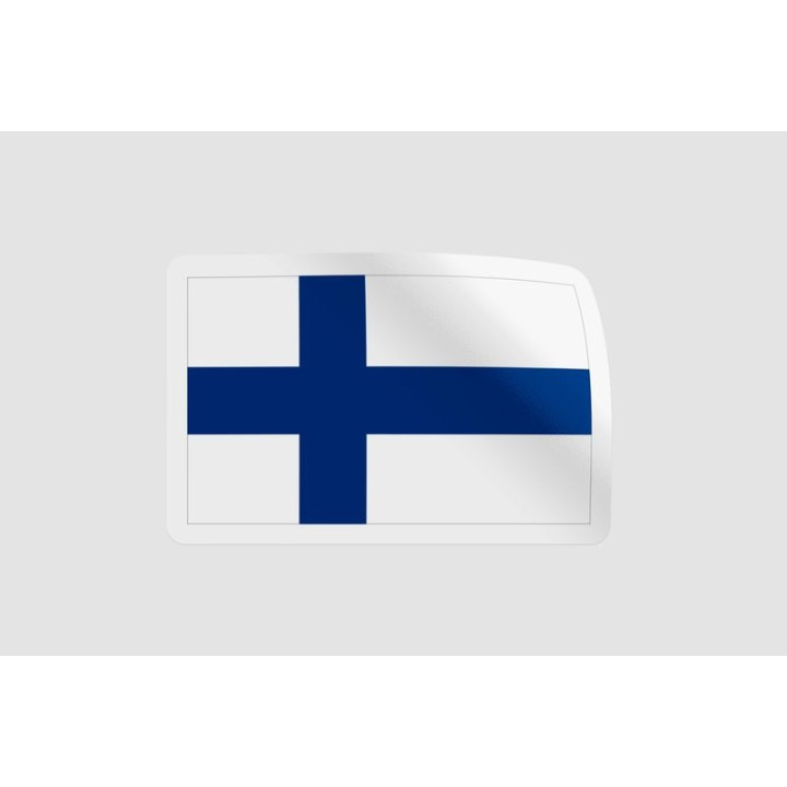 Finland Flag Style 3 - DecalsHouse