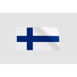Finland Flag Style 4 - DecalsHouse