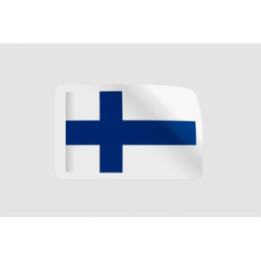 Finland Flag Style 6 - DecalsHouse