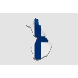 Finland Map Flag - DecalsHouse