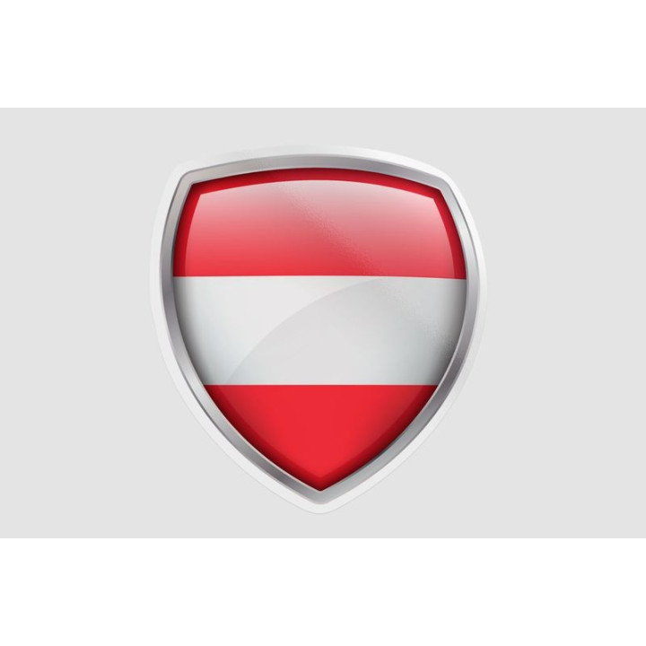 Flag Of Austria Style 5 Sticker - DecalsHouse