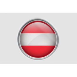 Flag Of Austria Style 7 Sticker - DecalsHouse