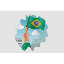 Flag Of Brazil Sticker - DecalsHouse