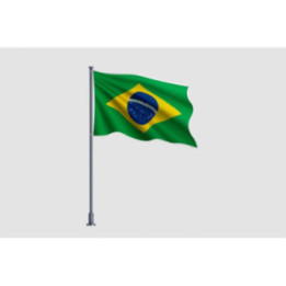 Flag Of Brazil Style 3 Sticker - DecalsHouse