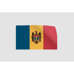 Flag Of Moldova Style 2 Sticker - DecalsHouse