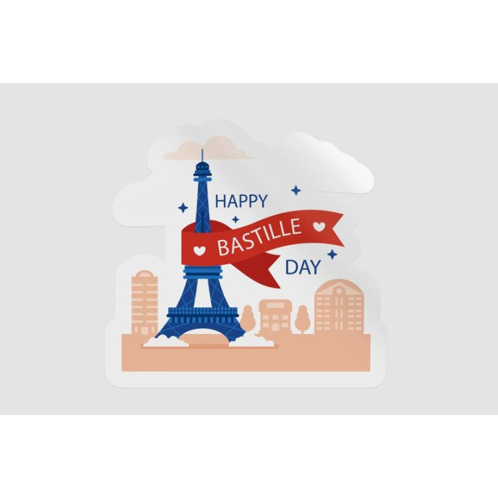 France Bastille Style 8 - DecalsHouse