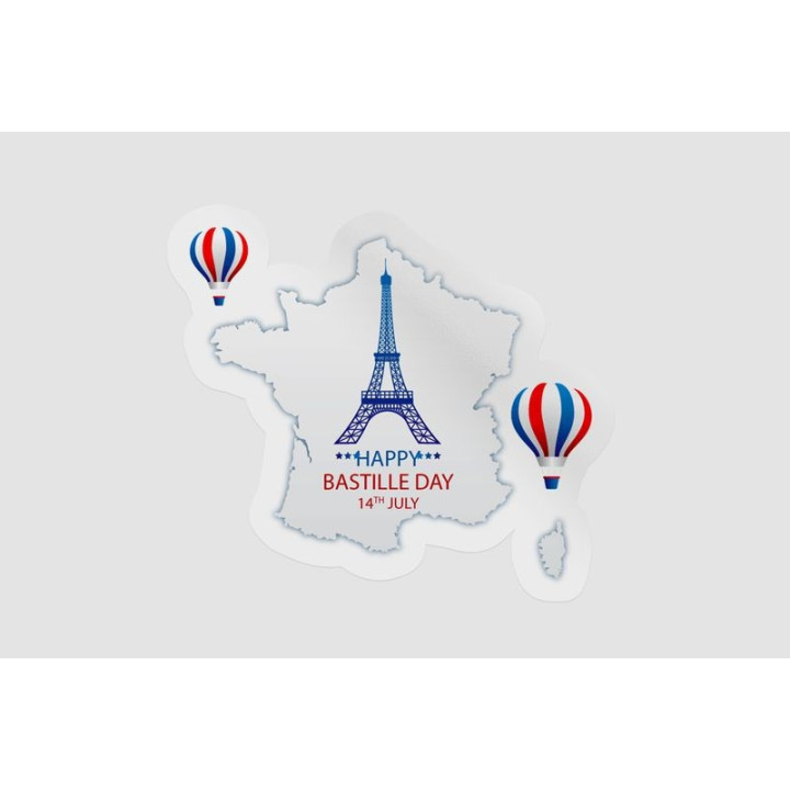 France Bastille Style 9 - DecalsHouse