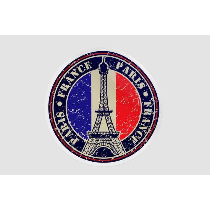 France Eifel Logo Style 2 - DecalsHouse