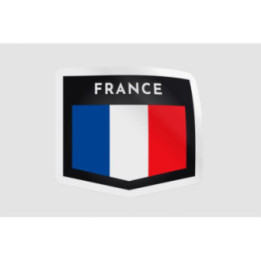 France Emblem Badge Style 3 - DecalsHouse