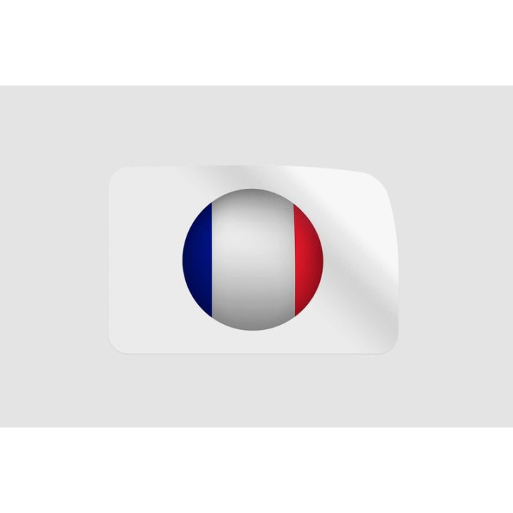 France Flag Ball Style 2 - DecalsHouse