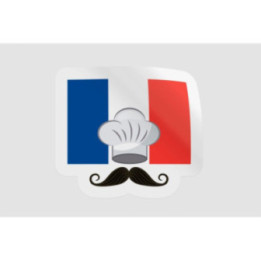 France Flag Icon Style 10 - DecalsHouse
