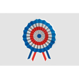 France Flag Ribbon - DecalsHouse