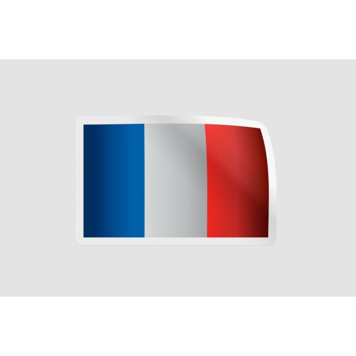 France Flag Style 5 - DecalsHouse