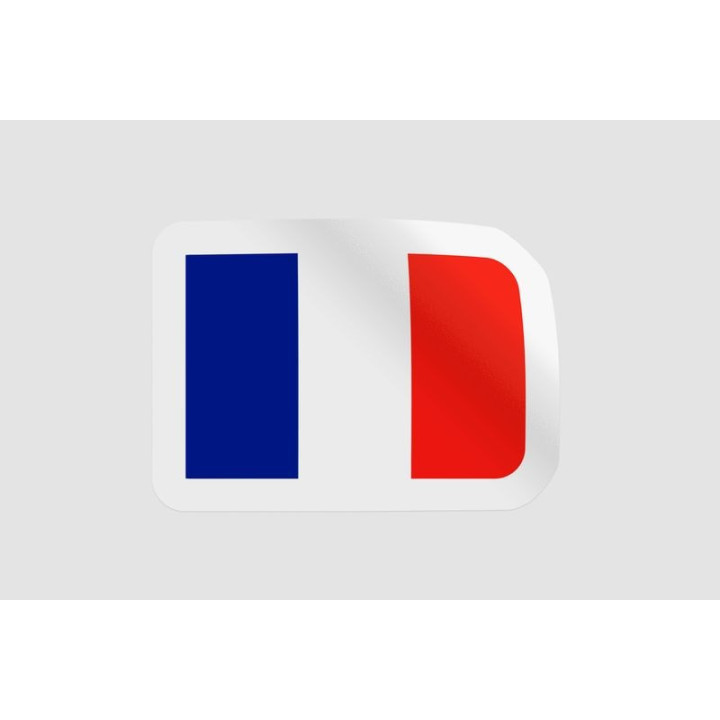 France Flag Style 6 - DecalsHouse