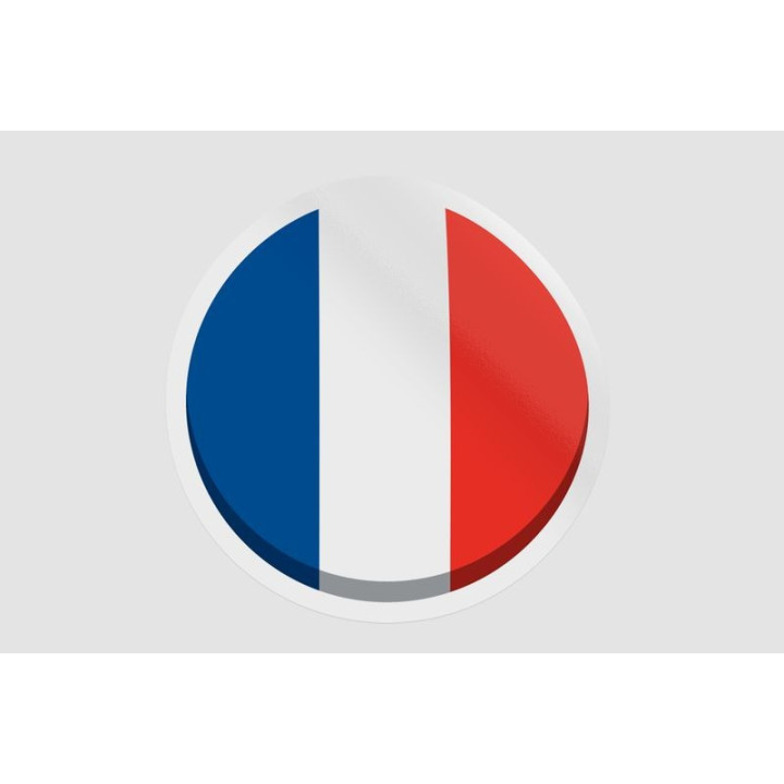France Map Flag Emblem - DecalsHouse