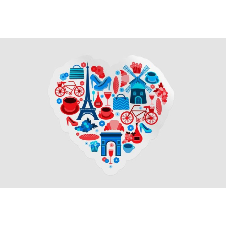 France Paris Icons - DecalsHouse