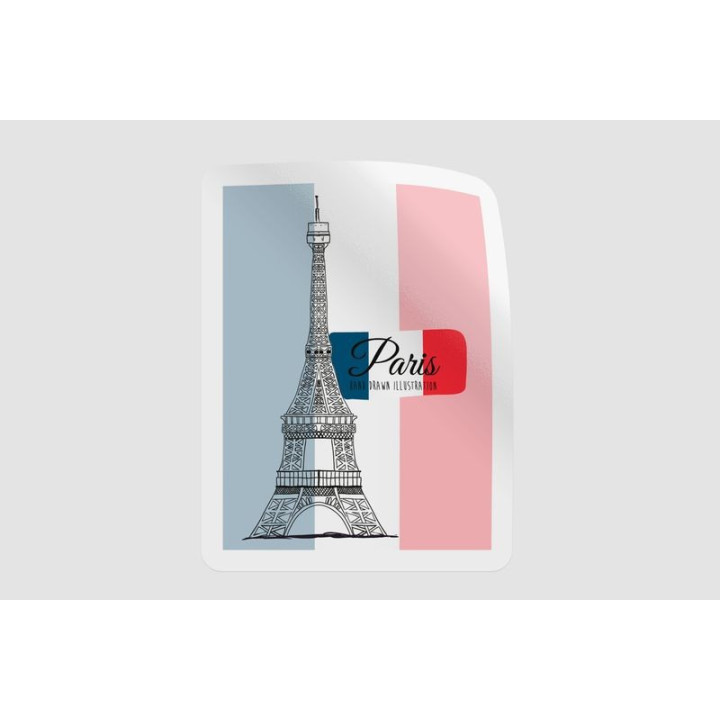 France Paris Landmark Style 4 - DecalsHouse