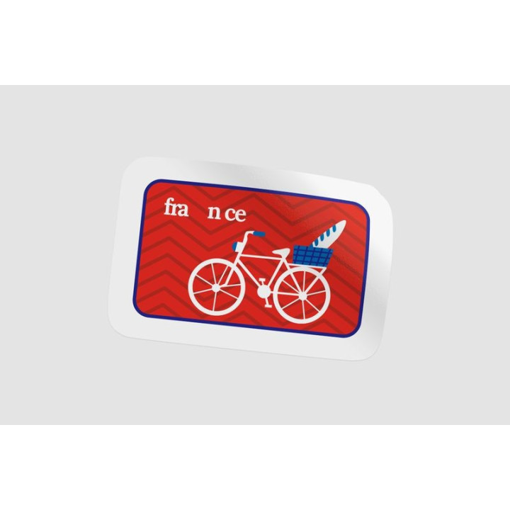 France Travel Sticker Style 3 - DecalsHouse