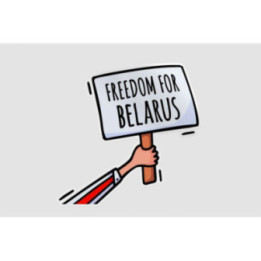 Freedom For Belarus Style 2 Sticker - DecalsHouse