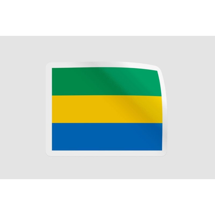Gabon Flag Style 2 - DecalsHouse