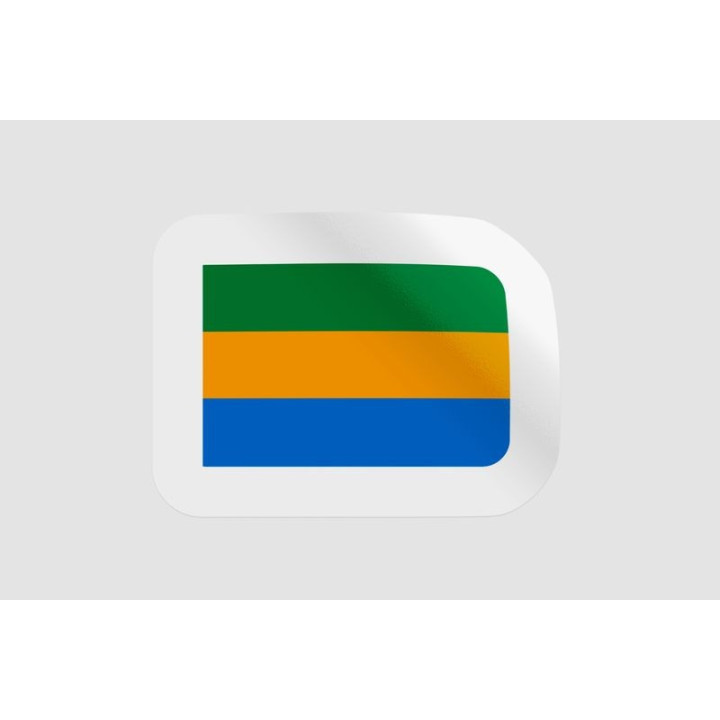 Gabon Flag Style 3 - DecalsHouse