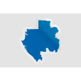 Gabon Map - DecalsHouse