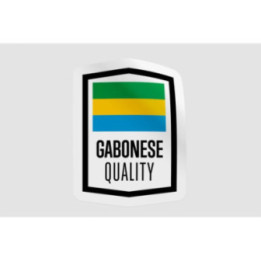 Gabon Quality Label Style 4 - DecalsHouse