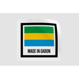 Gabon Quality Label Style 5 - DecalsHouse
