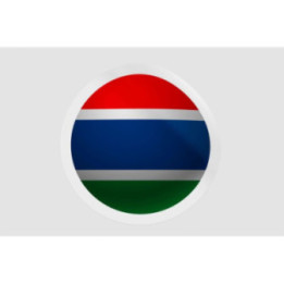 Gambia Flag Ball Style 2 - DecalsHouse