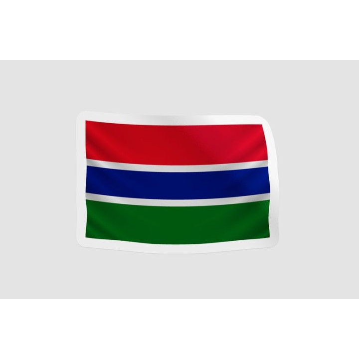 Gambia Flag Hanging - DecalsHouse