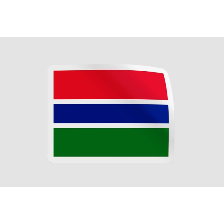 Gambia Flag Style 2 - DecalsHouse