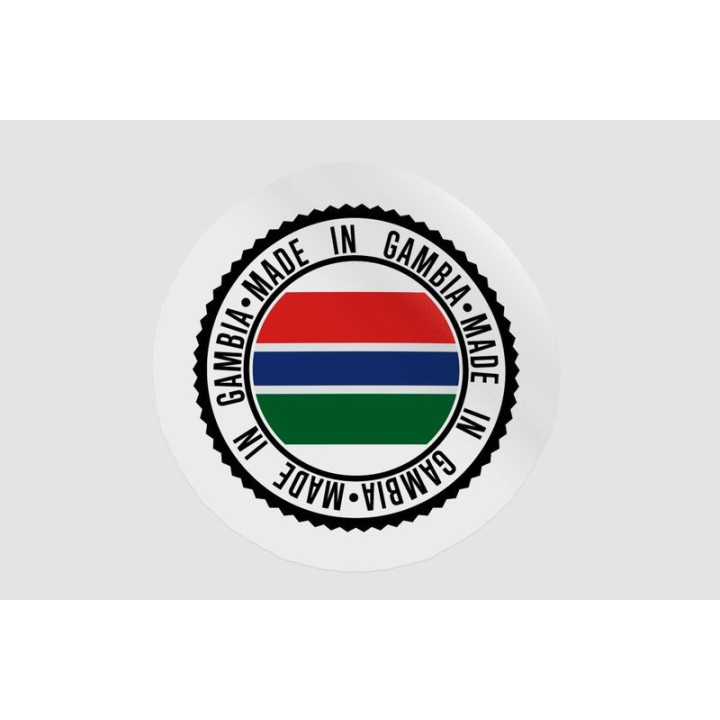 Gambia Quality Label Style 2 - DecalsHouse