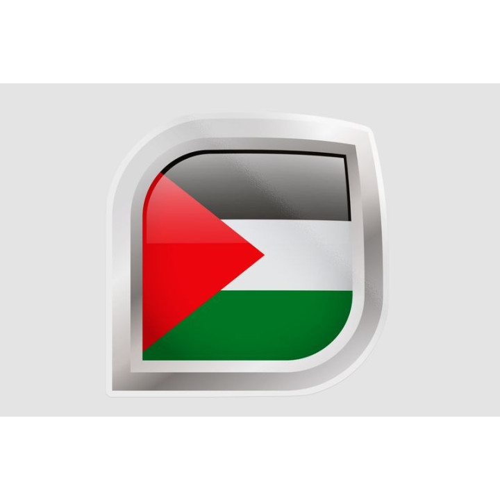 Gaza Flag Style 15 Sticker - DecalsHouse