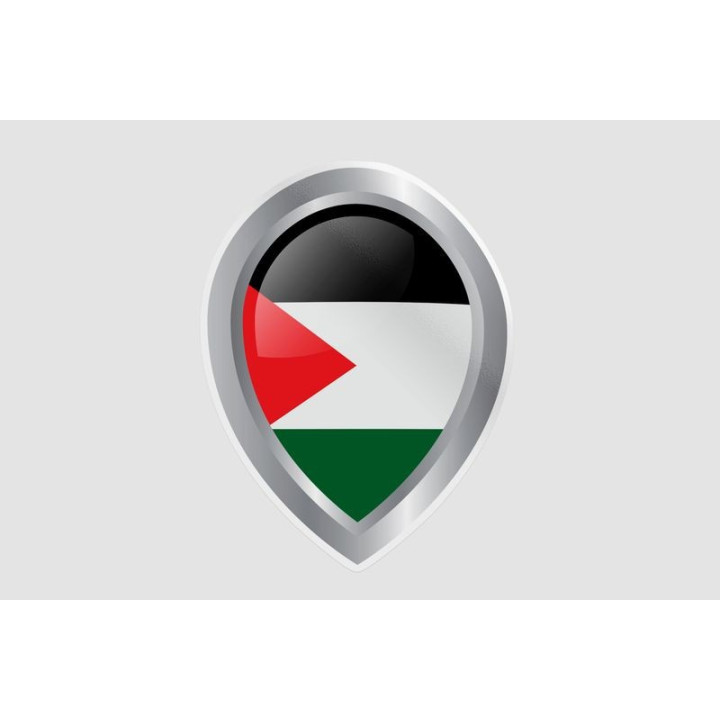 Gaza Flag Style 3 Ed Sticker - DecalsHouse