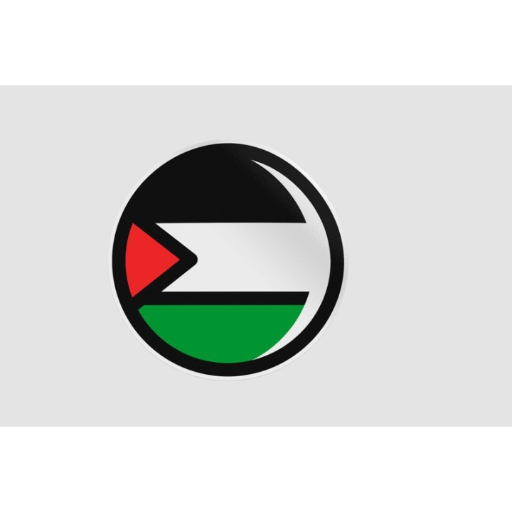 Gaza Flag Style 6 Sticker - DecalsHouse