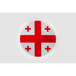 Georgia Flag Icon Style 2 - DecalsHouse