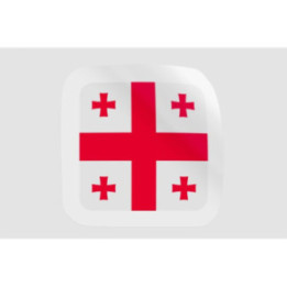 Georgia Flag Icon Style 5 - DecalsHouse