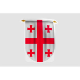 Georgia Flag Pennant Style 5 - DecalsHouse