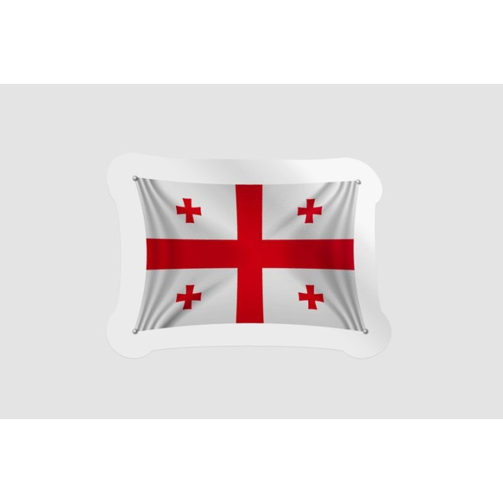 Georgia Flag Style 10 - DecalsHouse