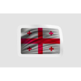 Georgia Flag Style 4 - DecalsHouse