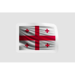 Georgia Flag Style 5 - DecalsHouse